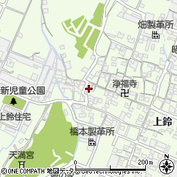 兵庫県姫路市四郷町上鈴211周辺の地図