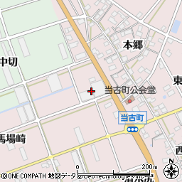 愛知県豊川市当古町本郷前周辺の地図