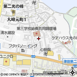 大阪府枚方市大峰元町2丁目2周辺の地図