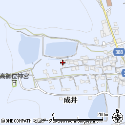 兵庫県加古川市志方町成井499-3周辺の地図