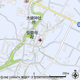 兵庫県加古川市志方町上冨木735-2周辺の地図