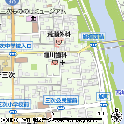 広島県三次市三次町1570周辺の地図
