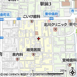 大阪府茨木市下中条町5-3周辺の地図