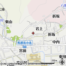 愛知県蒲郡市金平町岩上17周辺の地図