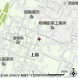 兵庫県姫路市四郷町上鈴326-5周辺の地図