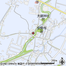 兵庫県加古川市志方町上冨木689周辺の地図