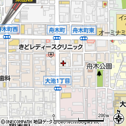 ローソン茨木舟木町店周辺の地図