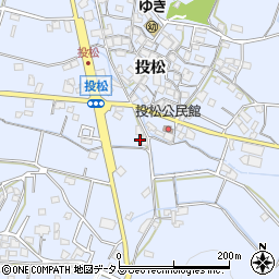 兵庫県加古川市志方町投松430周辺の地図