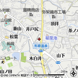 愛知県蒲郡市金平町上大門2周辺の地図