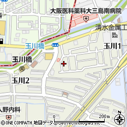 内藤塾　玉川本校周辺の地図