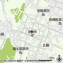 兵庫県姫路市四郷町上鈴142周辺の地図