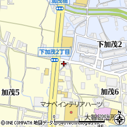 メガネ本舗川西加茂店周辺の地図