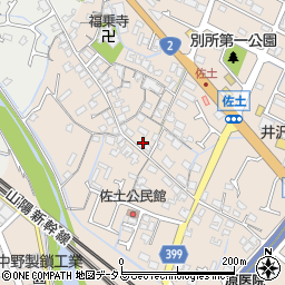 兵庫県姫路市別所町佐土周辺の地図