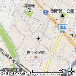 兵庫県姫路市別所町佐土周辺の地図