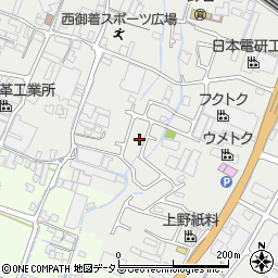 兵庫県姫路市御国野町西御着397周辺の地図