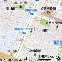 セブンイレブン姫路佃町店周辺の地図