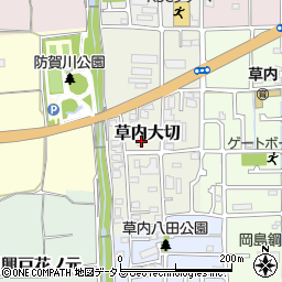 京都府京田辺市草内大切45周辺の地図