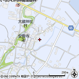 兵庫県加古川市志方町上冨木745-1周辺の地図