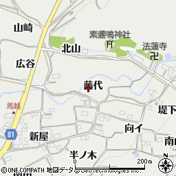 愛知県豊橋市石巻本町藤代周辺の地図