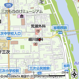 広島県三次市三次町1574周辺の地図