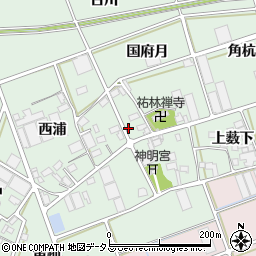 愛知県豊川市土筒町前屋敷15周辺の地図