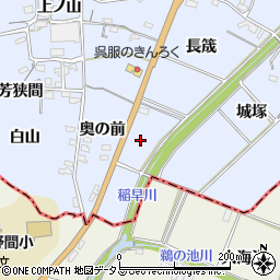 愛知県常滑市坂井穴田周辺の地図
