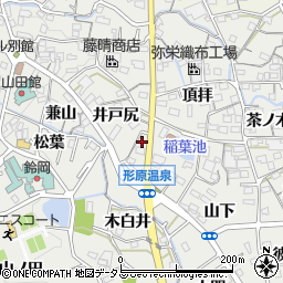 愛知県蒲郡市金平町上大門3周辺の地図