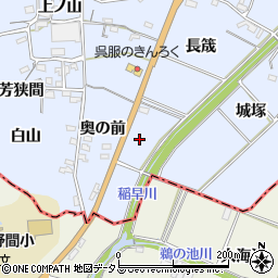 愛知県常滑市坂井（穴田）周辺の地図