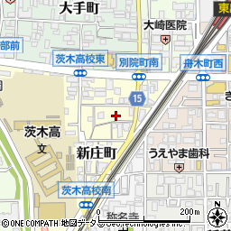 大阪府茨木市新庄町5周辺の地図