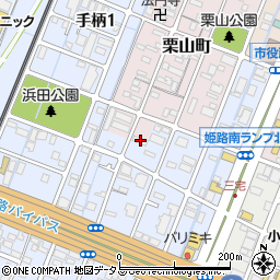兵庫県姫路市栗山町1周辺の地図