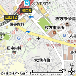 大東楽器株式会社　枚方店周辺の地図