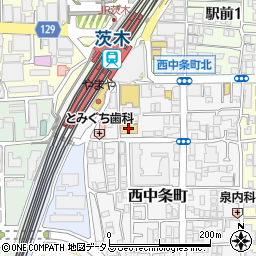 サンデイ茨木駅前店周辺の地図