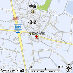 兵庫県加古川市志方町投松511周辺の地図