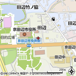 京田辺市消防本部周辺の地図