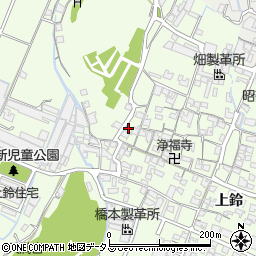 兵庫県姫路市四郷町上鈴120周辺の地図