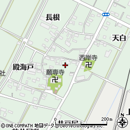 愛知県西尾市吉良町富田東屋敷43周辺の地図