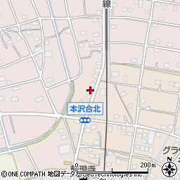 横田本沢合支店周辺の地図