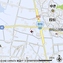 兵庫県加古川市志方町投松715周辺の地図