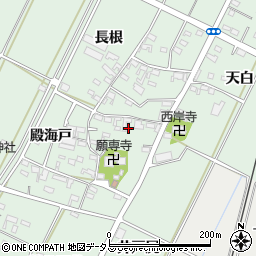 愛知県西尾市吉良町富田東屋敷周辺の地図