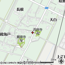 愛知県西尾市吉良町富田東屋敷20周辺の地図