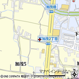 有限会社ホワイト急便　池田川西工場周辺の地図