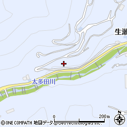 兵庫県西宮市塩瀬町生瀬周辺の地図