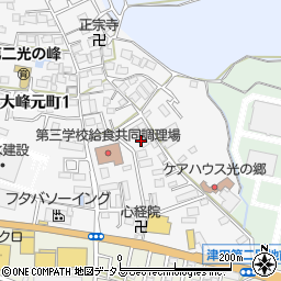 大阪府枚方市大峰元町2丁目3周辺の地図