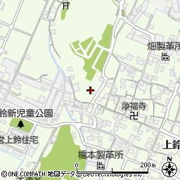 兵庫県姫路市四郷町上鈴17周辺の地図