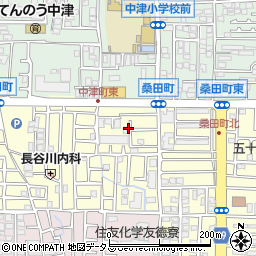大阪府茨木市園田町10周辺の地図