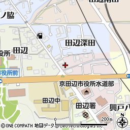 京都府京田辺市興戸犬伏62周辺の地図
