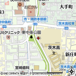 大阪府茨木市新庄町11周辺の地図