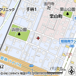 兵庫県姫路市栗山町5周辺の地図