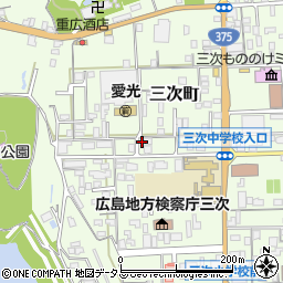 広島県三次市三次町1743-2周辺の地図