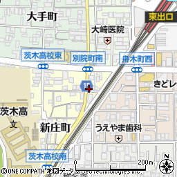 リパーク茨木新庄町第５駐車場周辺の地図